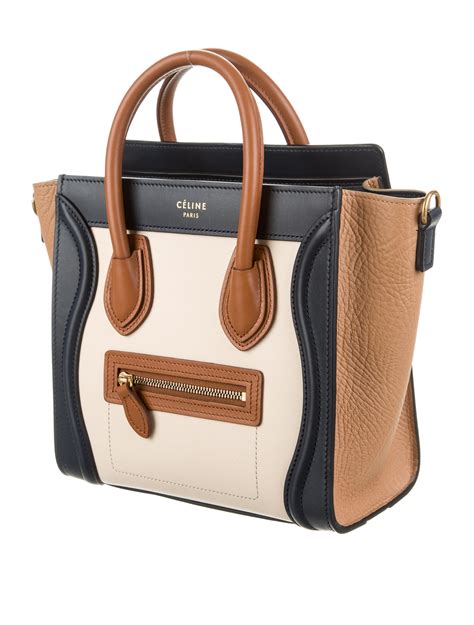 celine nano luggage handles|celine shoulder luggage tote price.